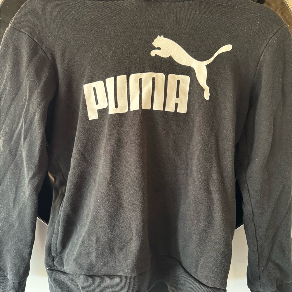 PUMA boys Black Sweater